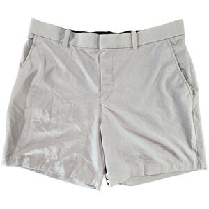 Nike Golf Dri-FIT Shorts Mens 36 Gray Performance Stretch Textured Flat Front